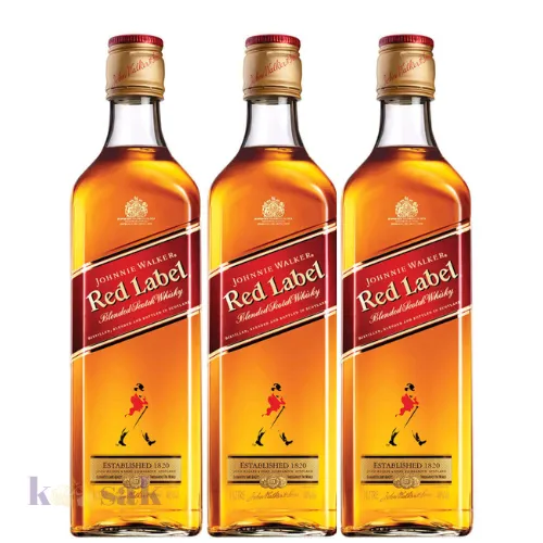 3 Bottles JW Red Label 75 cl