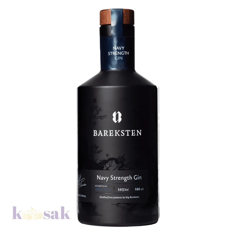 Bareksten Navy Strength Gin -70 cl