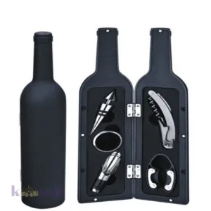 Bottle Shaped 5 in 1 Wine opener gift set