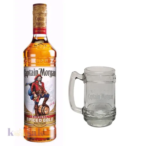 Captain Morgan Spiced 100 cl & Glass