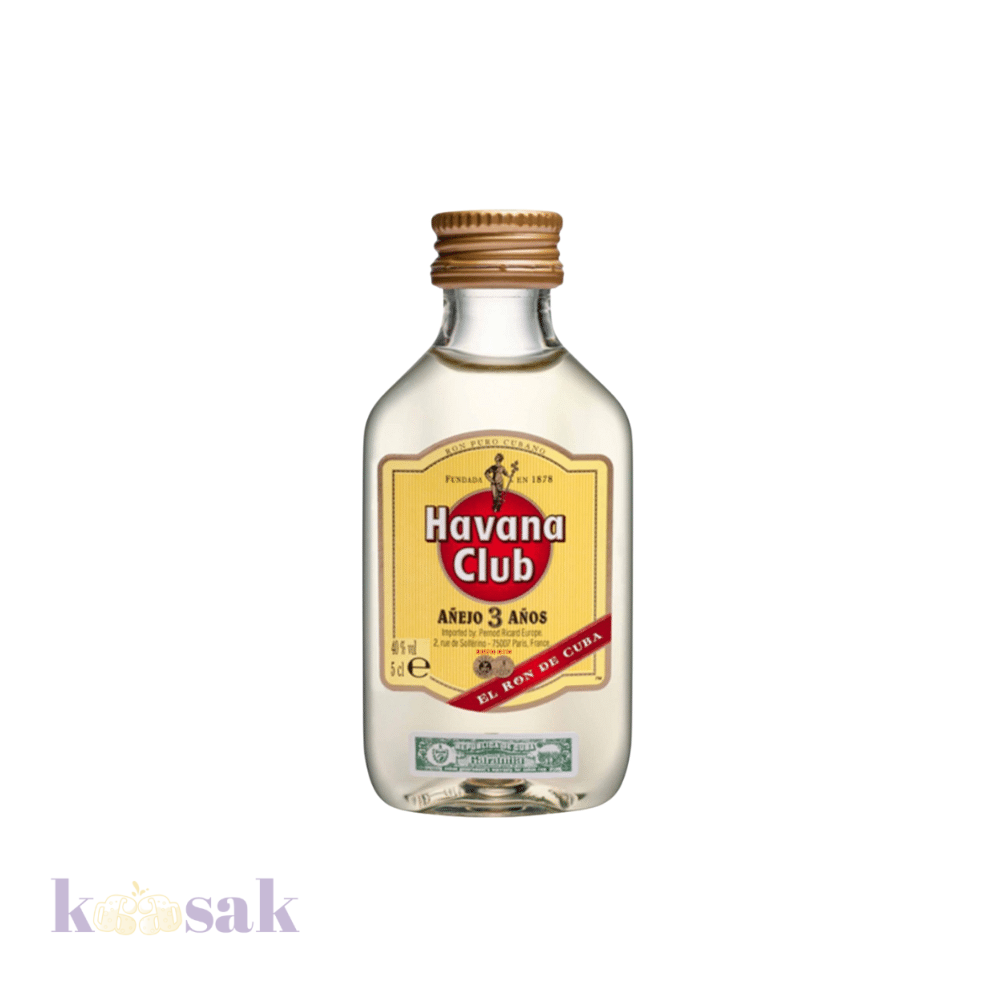 Havana Club 3 Year Old Rum - 5 cl