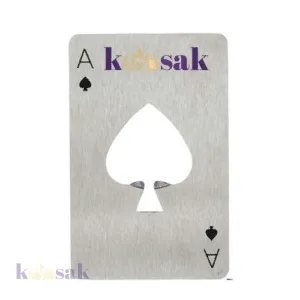 Kaasak Stainless Ace of Spades Beer Opener
