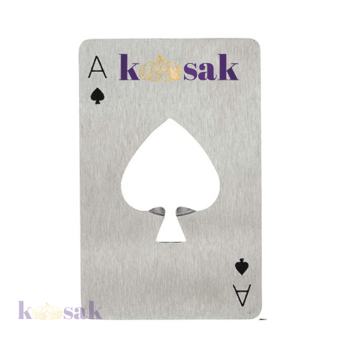Kaasak Stainless Ace of Spades Beer Opener