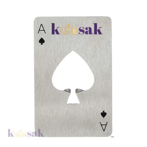 Kaasak Stainless Ace of Spades Beer Opener