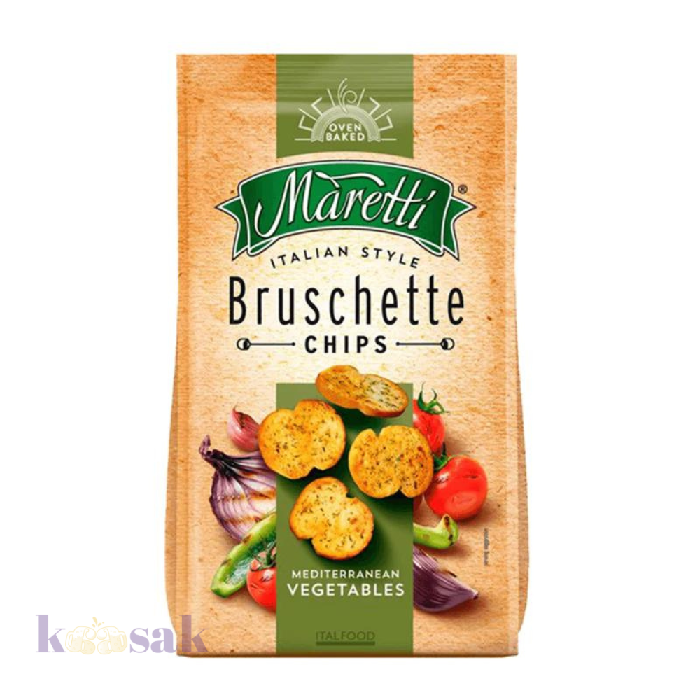 Maretti Bruschette Meditarranean Vegetables Flavor - 70 G