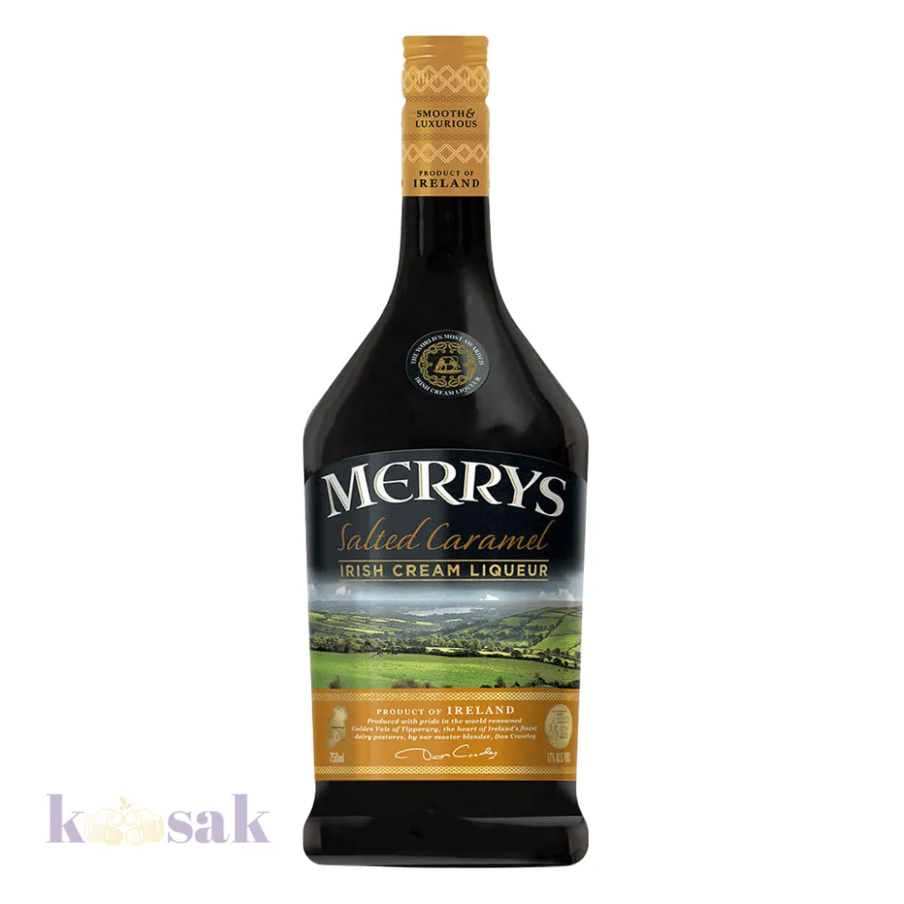 Merrys Salted Caramel Liqueur 75 cl