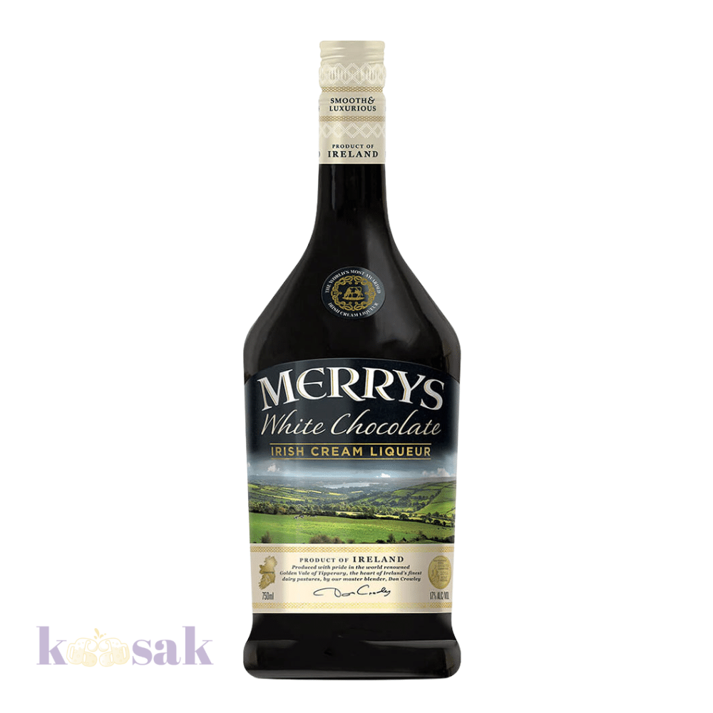 Merrys White Chocolate Liqueur 75 cl