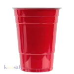 Red Plastic (25 cups) Cups 500 ml