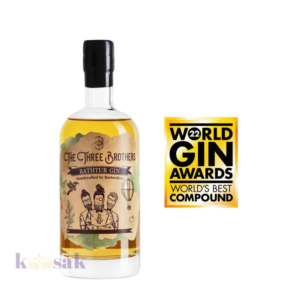 The Three Brothers Bathtub Gin - 50 cl