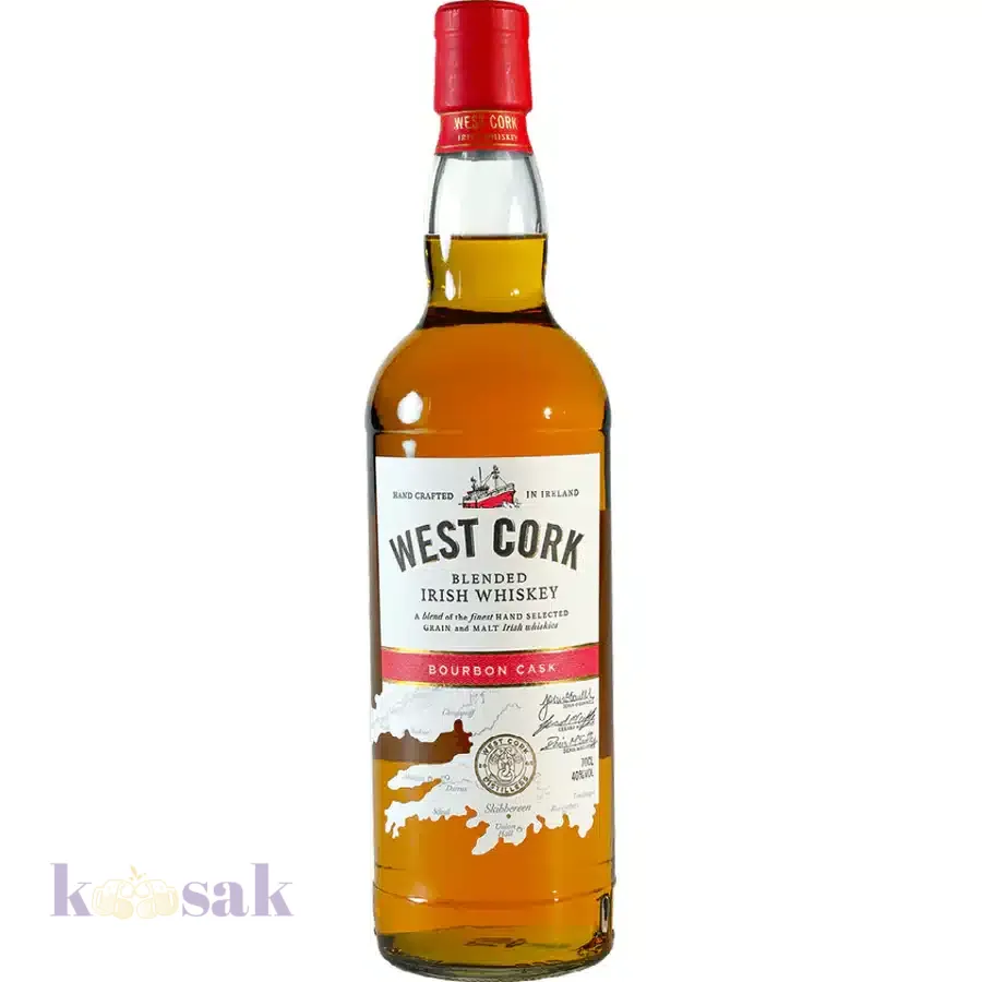 West Cork Bourbon Cask Irish Whiskey - 70 cl