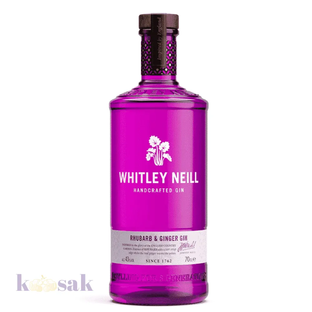 Whitley Neill Rhubarb & Ginger Gin - 70 cl