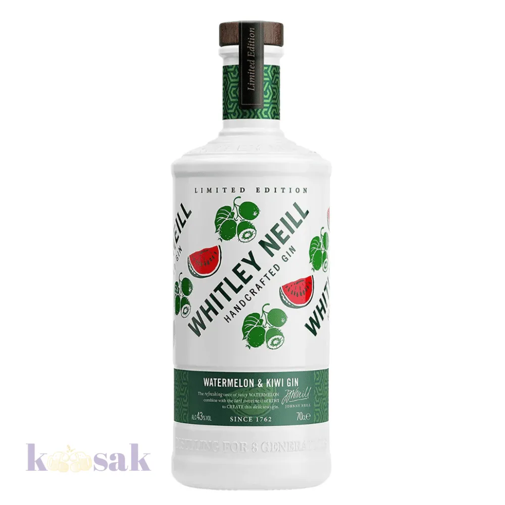 Whitley Neill Watermelon & Kiwi Gin - 70 cl