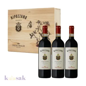 2019 Frescobaldi Nipozzano Chianti Rufina Reserva WoodBox