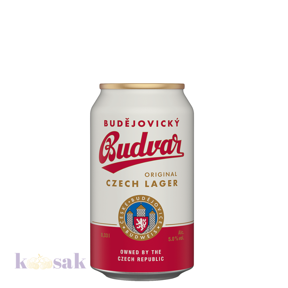 Budvar Beer Cans - 33 cl