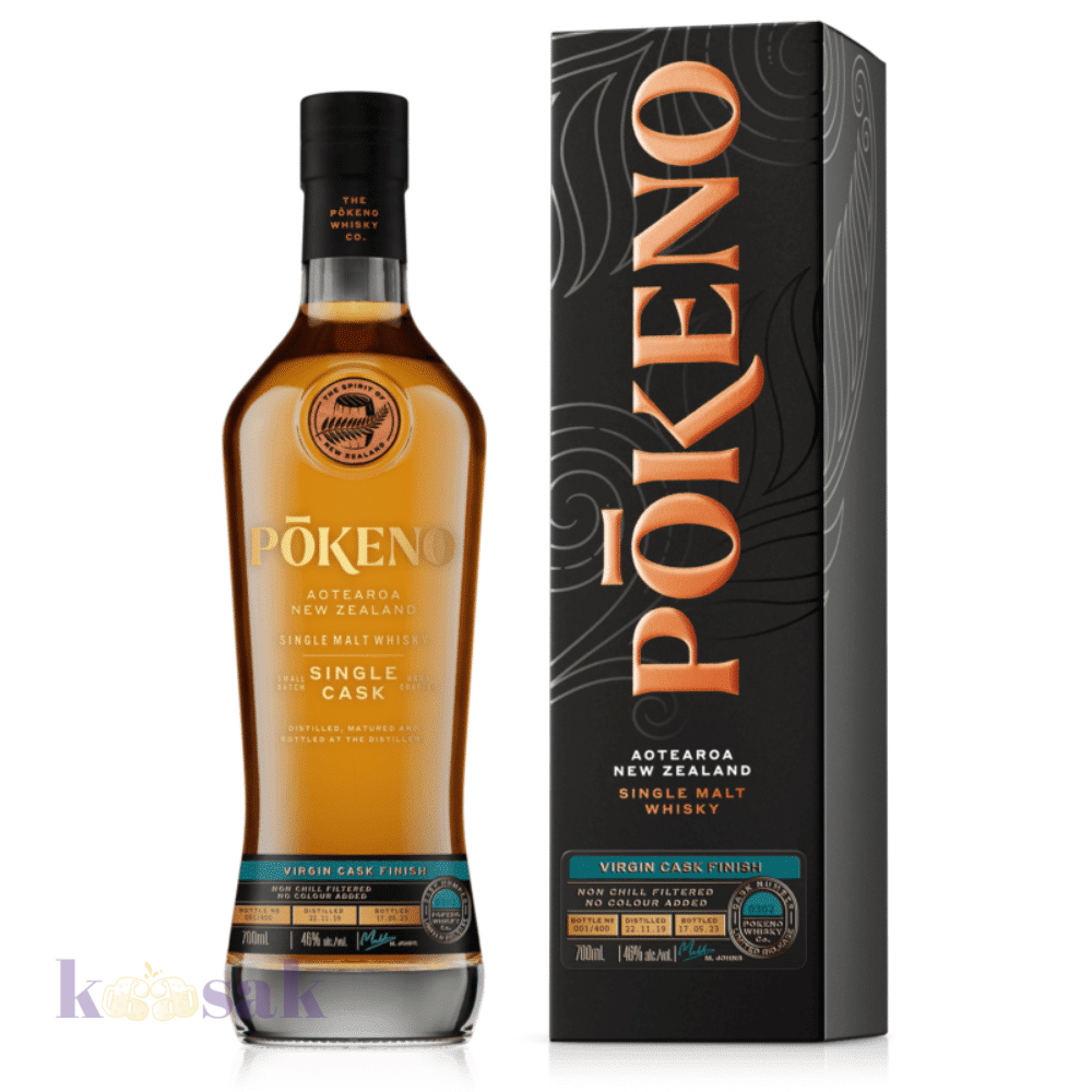 Pokeno Virgin Cask Finish Single Malt - 70 cl
