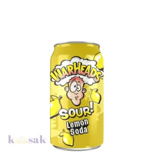 WARHEADS Sour Lemon Soda – 355 ml
