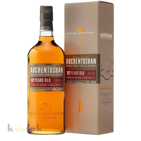 Auchentoshan 12 Year Lowland Single Malt Scotch – 70 cl