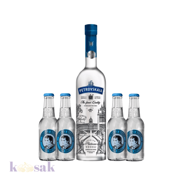 Petrovskaia Vodka 175 cl with 4 Mixers