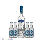 Petrovskaia Vodka 175 cl with 4 Mixers