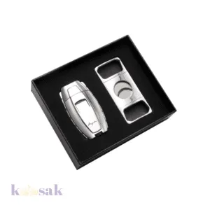 Lafuli Cigar Lighter & Cutter Set