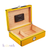 Carbon Fiber Display Humidor – Yellow