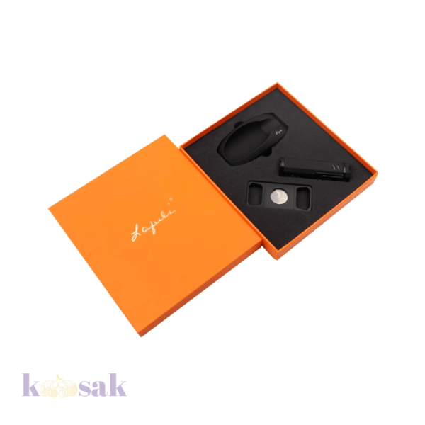 Lafuli Cigar Lighter Set Straight – Black