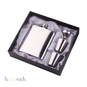 Stainless Steel Flask 4 pcs Set