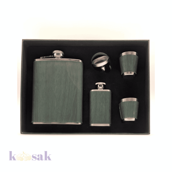 Stainless Steel Flask 5 pcs Set
