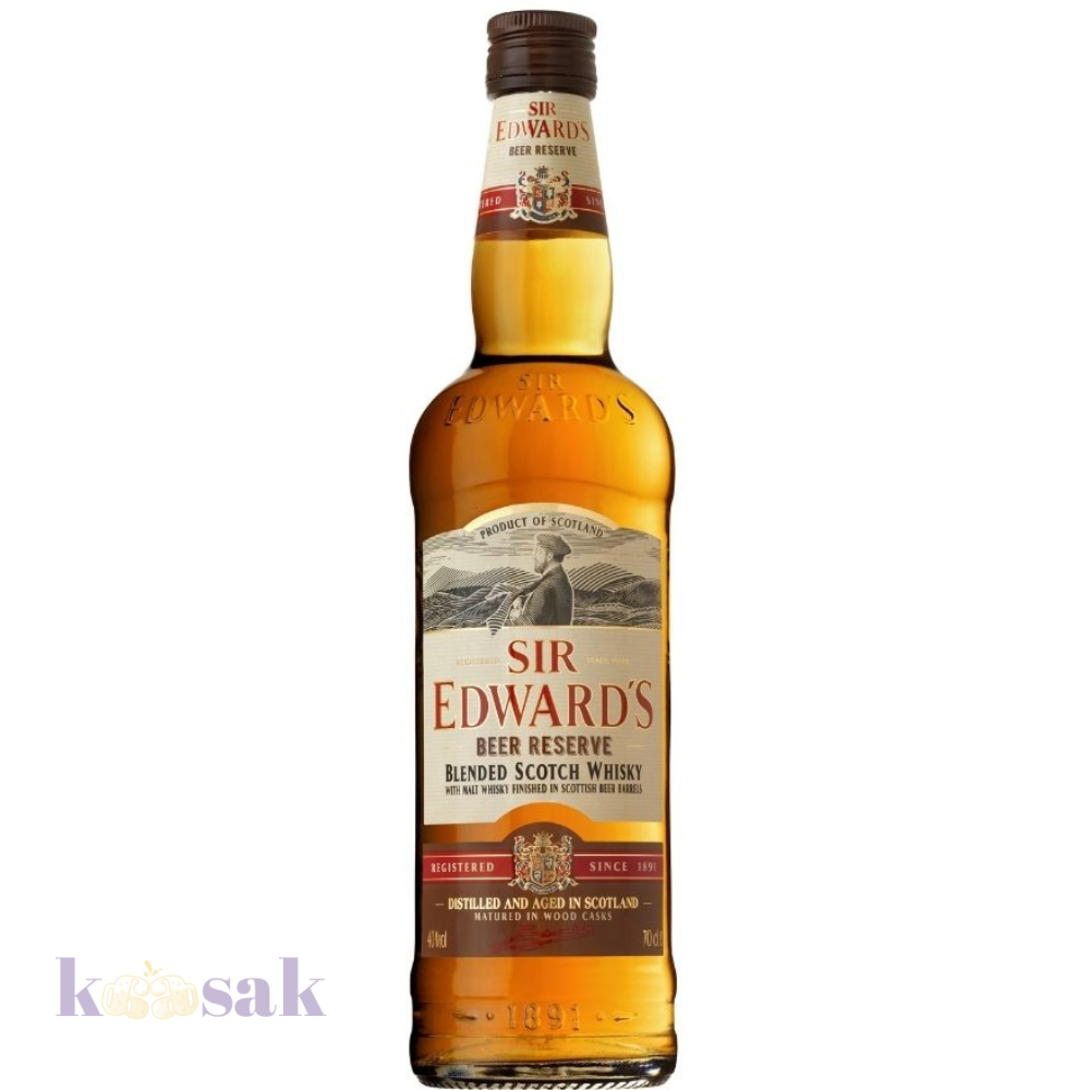 Sir Edward's Beer Reserve Scotch Whisky - 70 cl