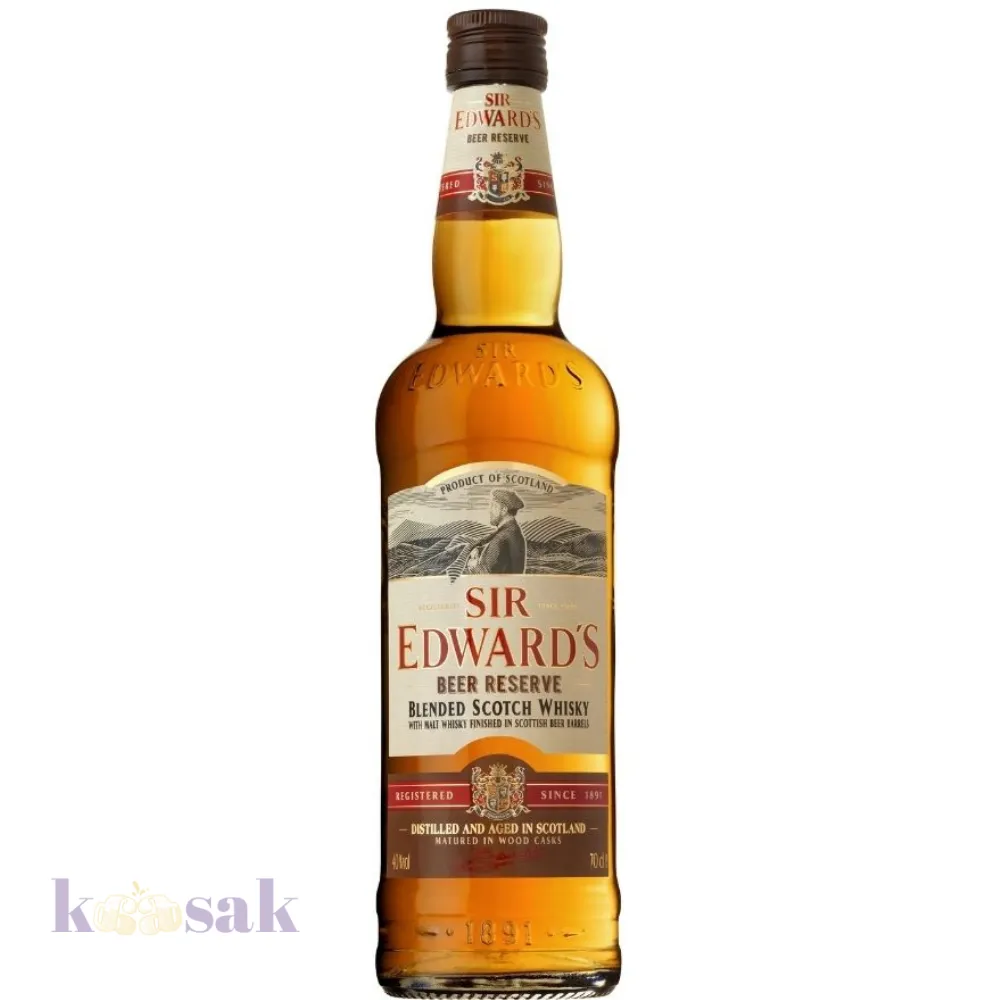 Sir Edward's Beer Reserve Scotch Whisky - 70 cl