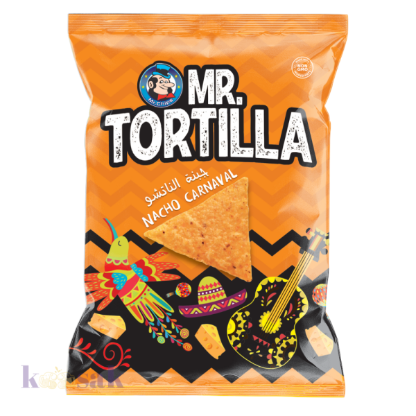 Mr. Chips Tortilla Corn Chips Nacho Carnaval – 140g