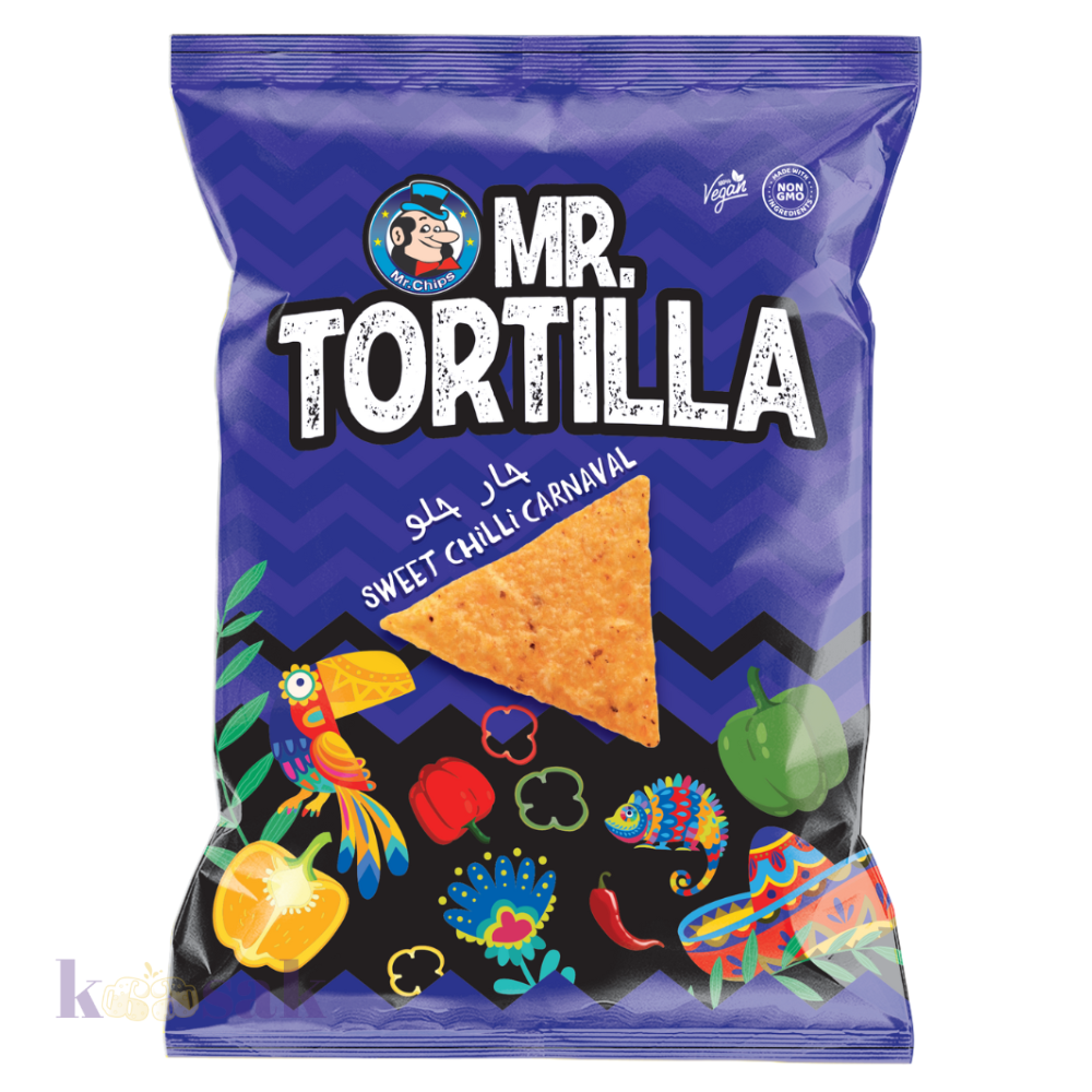 Mr. Chips Tortilla Corn Chips Sweet Chilli Carnaval - 140g