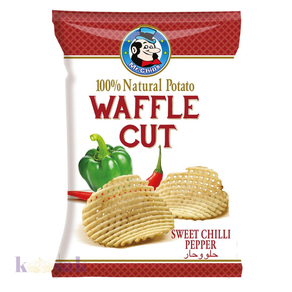 Mr. Chips Waffle Cut Sweet Chilli Pepper Flavor - 75g