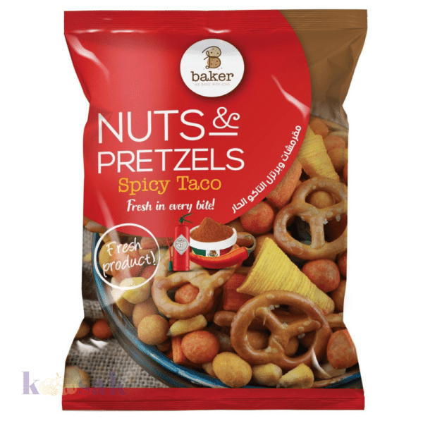 Baker Nuts & Pretzels Spicy Taco – 270g