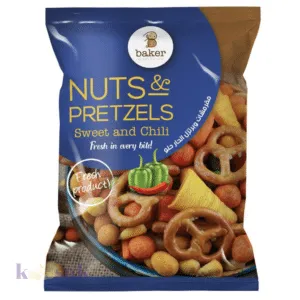 Baker Nuts & Pretzels Sweet & Chili – 270g