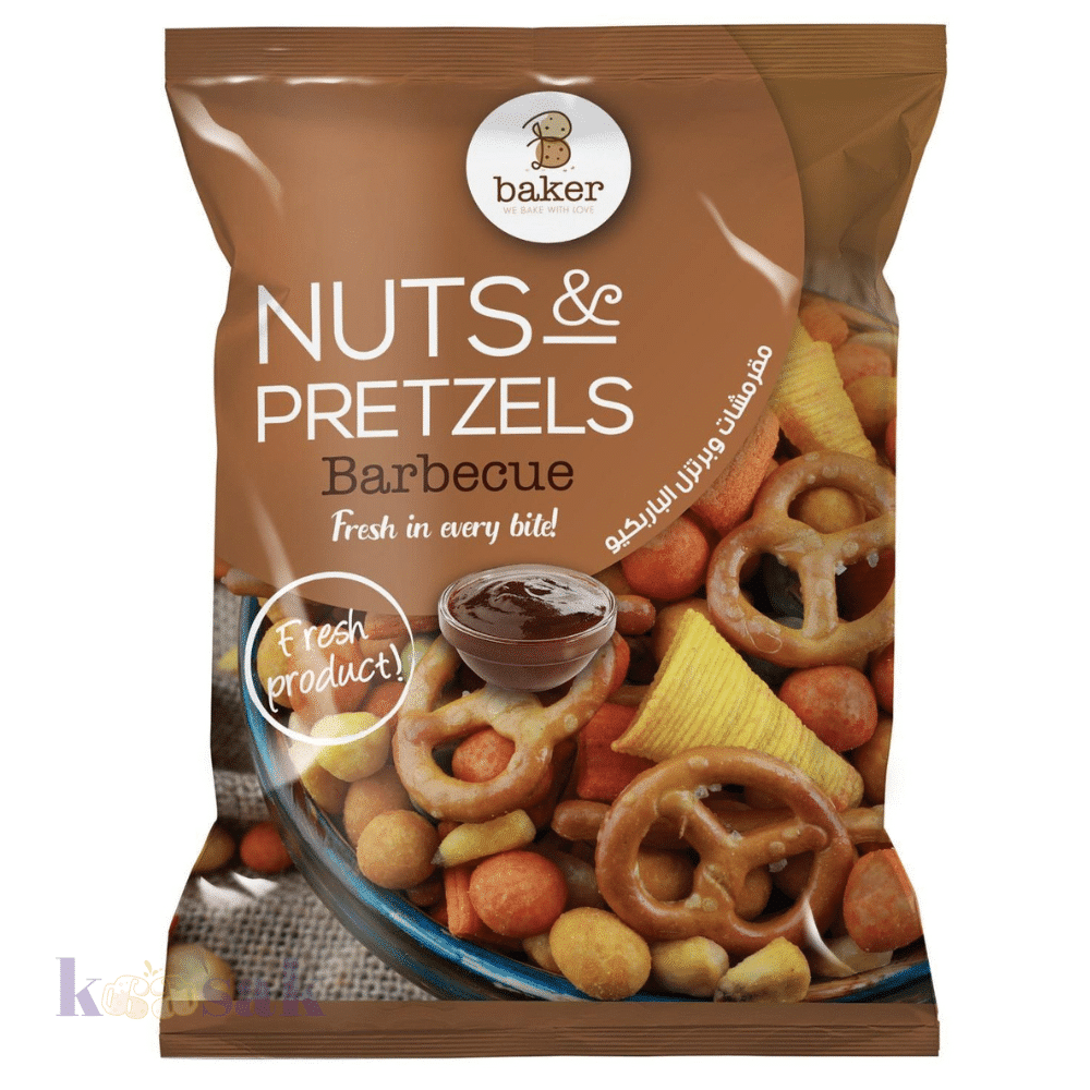 Baker Nuts & Pretzels Barbecue - 270g