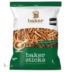 Baker Biscuits Mini Pretzel Sticks With Herbs – 270g