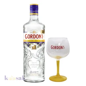 Gordons Gin With Glass