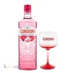 Gordons Pink Gin - 70 cl With Glass