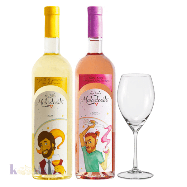 Les Trois Maladroits Rose & White Bundle