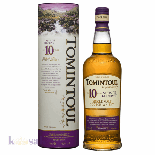 Tomintoul 10 Year Old Single Malt Whisky – 70 cl