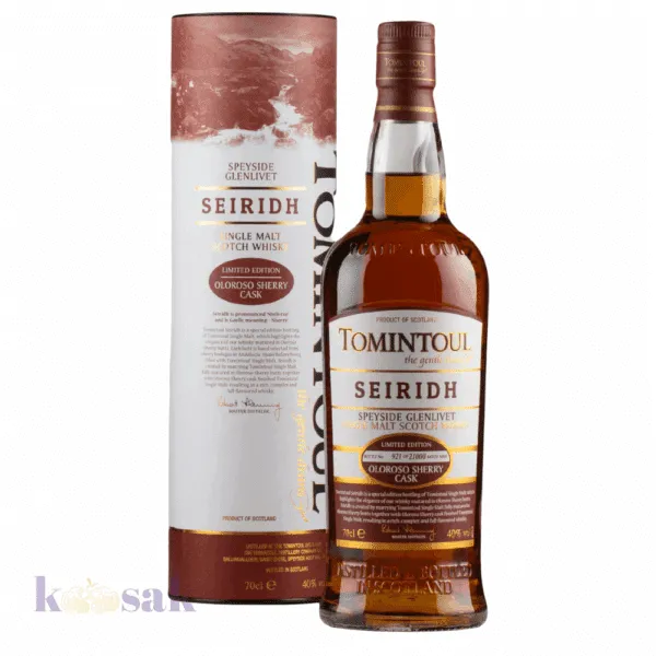 Tomintoul Seiridh Oloroso Finish Single Malt Whisky – 70 cl