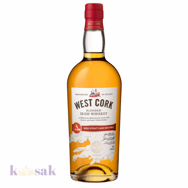 West Cork Irish Stout Cask Matured Irish Whiskey – 70 cl