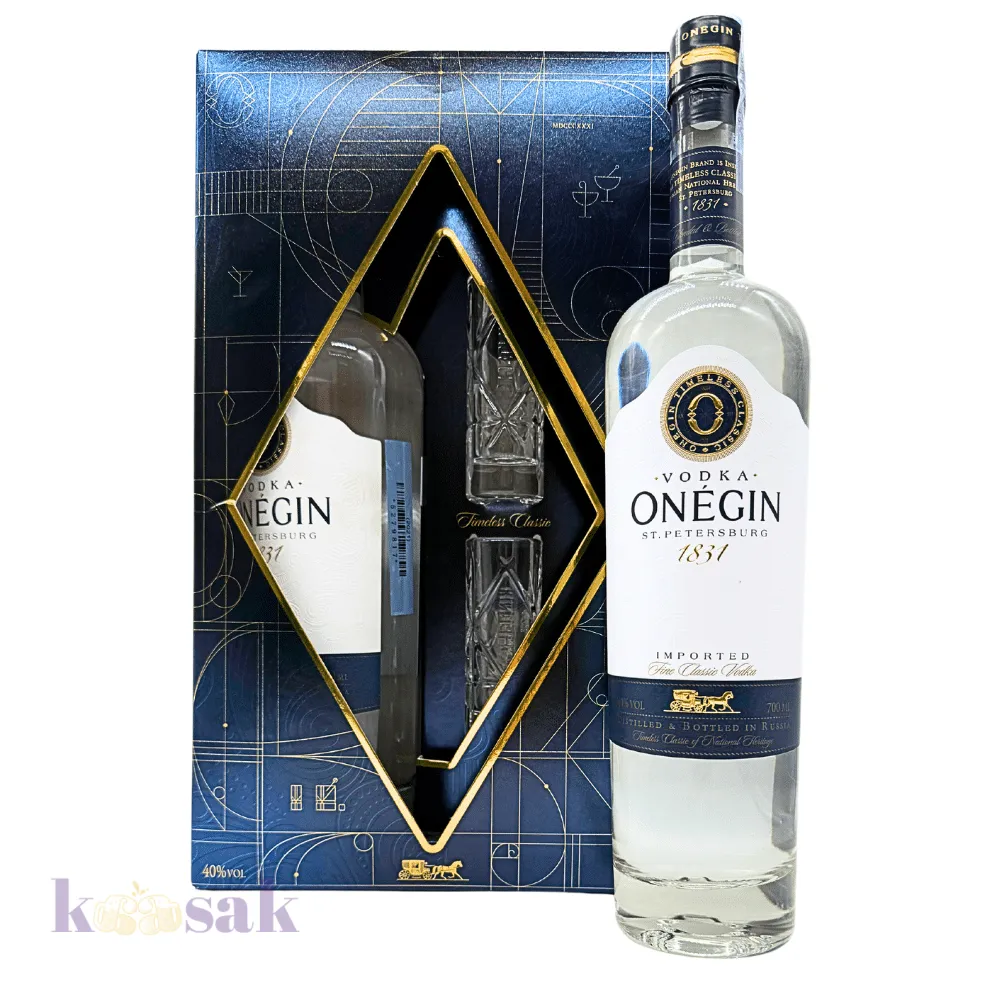 OneGin Vodka with 2 Shots - 100 cl