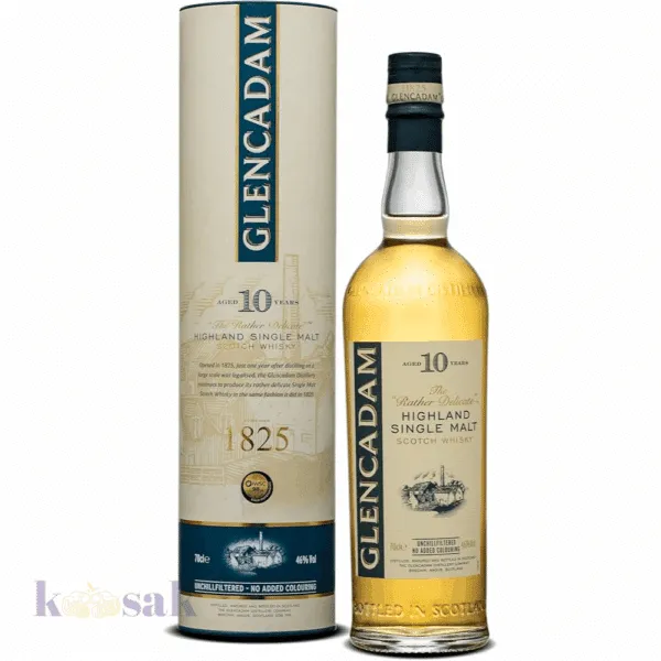 Glencadam 10 Year Old Single Malt Whisky – 70 cl