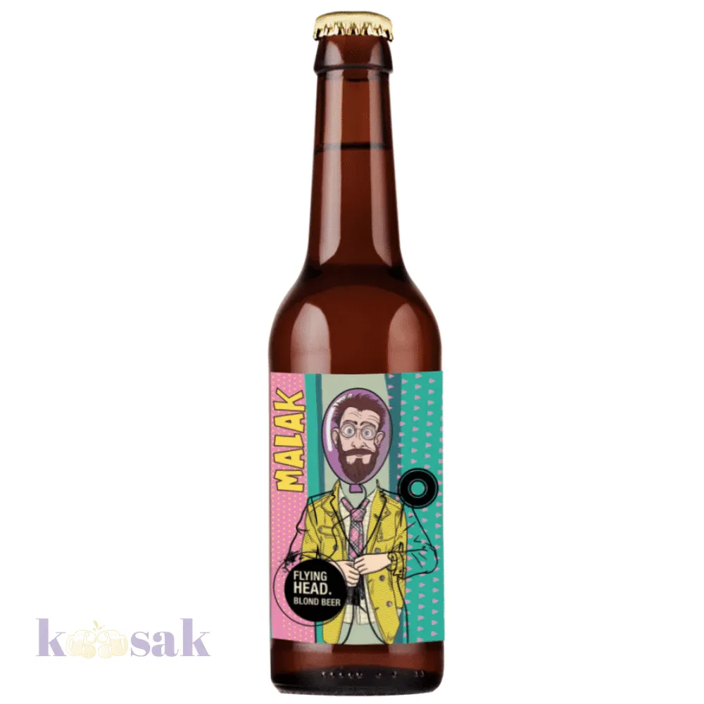 Malak Flying Head Blond Beer - 33 cl