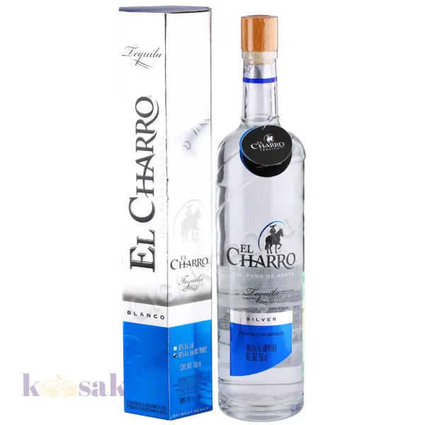 El Charro Blanco Tequila 100% Agave – 75 cl