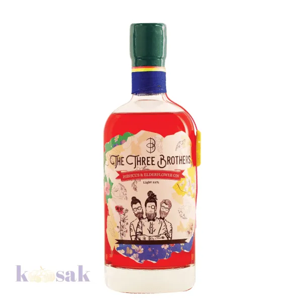 The Three Brothers Hibiscus Elderflower – 50 cl