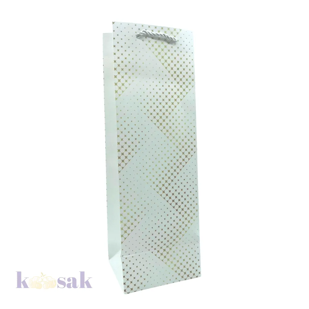 Wine Gift Bag - White